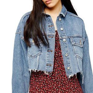 TOPSHOP - CROPPED DENIM JACKET